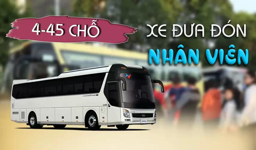 Vận tải đưa đón chuyên gia, cán bộ, công nhân viên